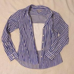 Striped button down shirt